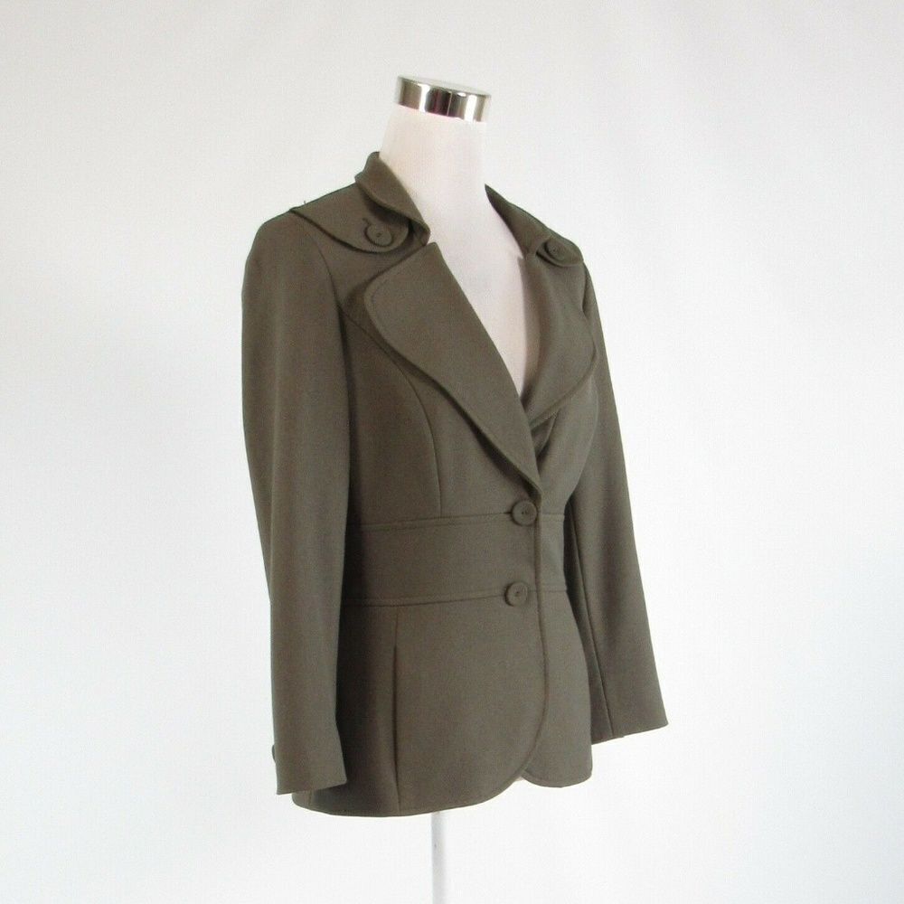 Cool brown ETCETERA  long sleeve jacket 2 NWOT - Picture 3 of 8
